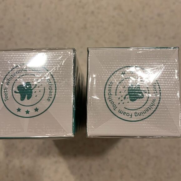 ALIVER teeth whitening foam toothpaste. New in cellophane sealed packages (TWO) - Picture 7 of 7